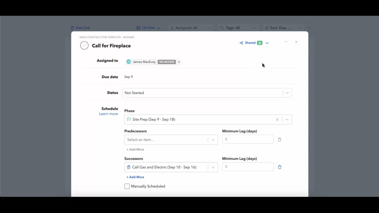 Using a Project Template