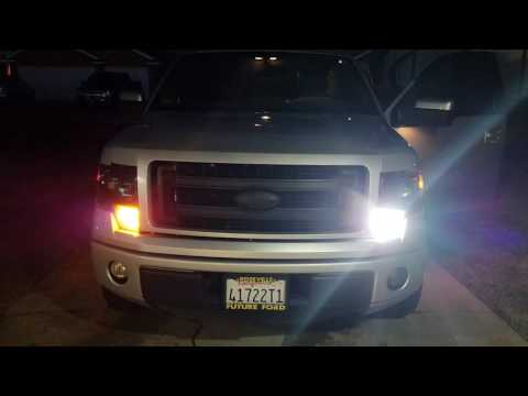 2013 F150 Diode Dynamics switchback turn signal comparison to stock