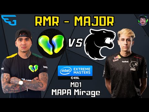 00Nation vs Furia (Mapa Mirage - MD1) Brasil x Brasil RMR - Transmissão Gaules e mch
