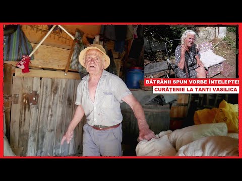 VIAȚA la 87 de ani! | Muncă și vorbe înțelepte | O LECȚIE de viață + CURĂȚENIE la tanti Vasilica