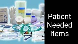 All the medical surgical items with possible discount rate avaliable on patient&#39;s needed items.