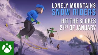 Lonely Mountains Snow Riders - Game Pass Announce Trailer