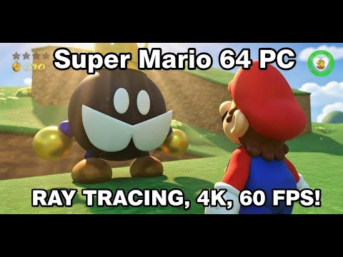SUPER MARIO 64 PC PORT Ray Tracing (Render96, HD Textures, OMM #1)