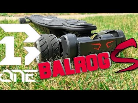 B-ONE BALROG S    w/ 110mm Cloudwheel Rovers - electric skateboard review