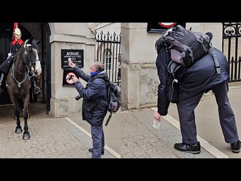 MAN ASKS PERMISSION TO GET THE £10 NOTE INSIDE THE BOX