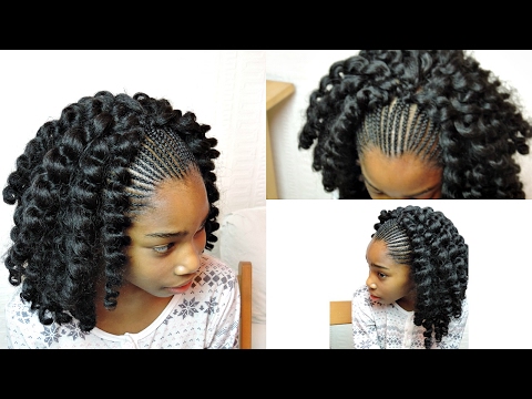 KIDS CROCHET BRAIDS WITH JUMPY WAND CURL TWIST || XTREND HAIR