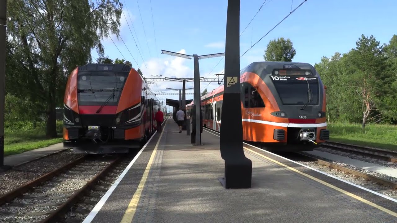 Штадлерский электропоезд 1403 и 21Ev-3340 / Stadler EMU 1403 and 21Ev-3340 EMU