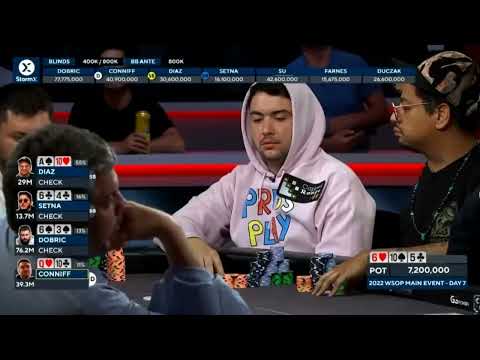 Poker player Jeffrey Farnes caught on hot mic telling Aaron Duczak about how his chest pain