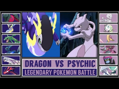Legendary Pokémon Battle: DRAGON vs PSYCHIC