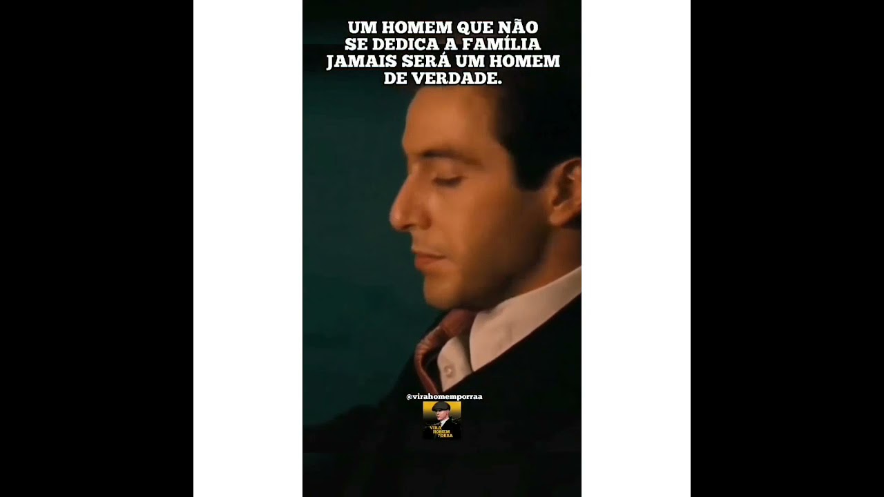 O homem que não se dedica a família jamais será um homem de verdade.