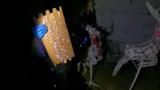 Reindeer Updated lights to Solar led lights