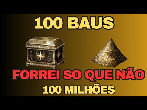 ABRINDO 100 BAUS DE OURO NO NIGHT CROWS