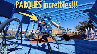 💥ATENCIÓN! 5 PARQUES INFANTILES al AIRE LIBRE donde ir con NIÑOS GRATIS en Madrid | OCIO en FAMILIA🟢