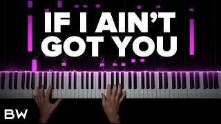 If I Ain&#39;t Got You - Alicia Keys | Piano Cover by Brennan Wieland