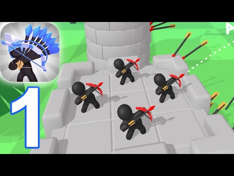 Merge Archers: Arrow Gameplay Walkthrough Part 1 (iOS Android) - YouTube
