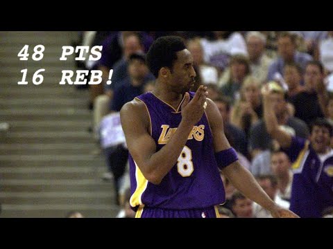 Kobe Bryant vs Kings 2001 WCSF Game 4!