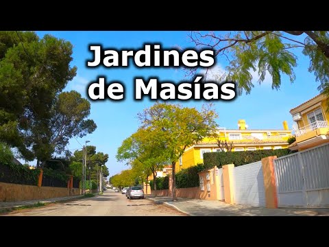 JARDINES DE MASÍAS, MONCADA Driving Tour - Valencia - Spain [4K|60fps]