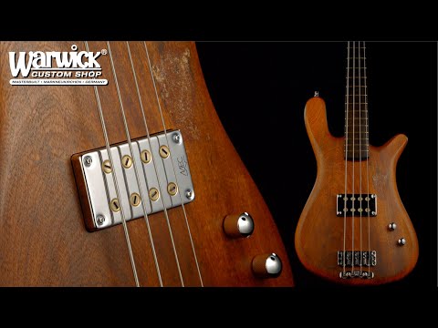 Warwick Custom Shop Masterbuilt - Streamer CV - "Cheese Mahogany" - Natural Oil Finish # 18-3952