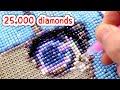 TIK TOK art: I PAINT my own 25,000 DIAMOND PAINTING and it took me 2 months... lol DEFAULT Thumbnail
