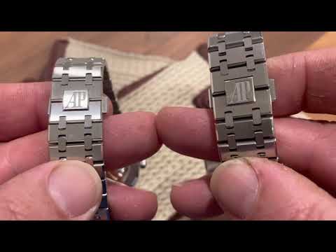 Audemars Piguet Royal Oak 41 comparing 15500 with 15400