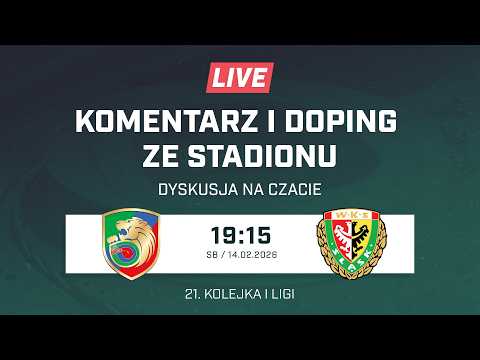 Miedź Legnica - Śląsk Wrocław (A. Mokrzycki i F. Wiatr, I liga, LIVE, na żywo, doping)
