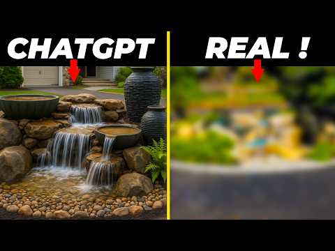 AI Designed Our Next Water Feature… and It’s INSANE (360° Fountain Build – Part 1)