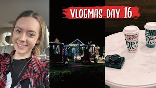 VLOGMAS DAY 16: golf cart parade, carols, and coffee!
