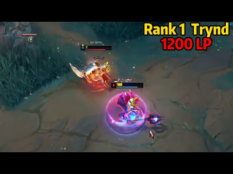 Rank 1 Tryndamere: He is the ONLY Challenger Tryndamere in KR Server!