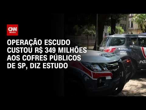 Estudo aponta custo estimado de R$ 349 milhões em ações da PM | BASTIDORES CNN