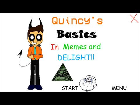 QUINCY'S BASICS WITH A LOT OF INAPPROPRIATE WORDS AND TEXTURES!! | Baldi's Basics MOD