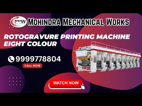 Aluminum foil six colour rotogravure printing machine, autom...
