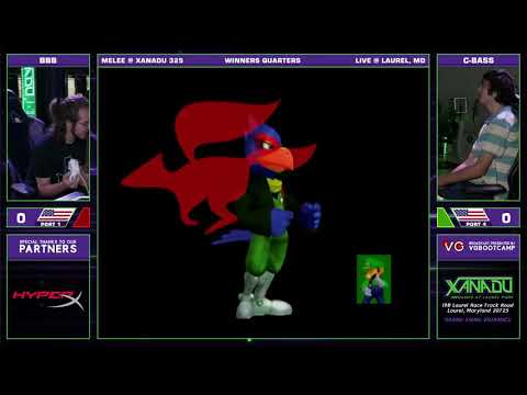 S@X 325 SSBM - BBB (Falco) Vs. C-bass (Luigi) Smash Melee Winners Quarters