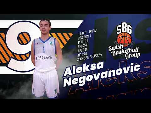 Aleksa Negovanovic Highlights 2022/23 || Bosnia 1. Liga || KK Varda