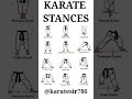 MOST IMPORTANT SHOTOKAN KARATE STANCES Karatesir Karate Shotokankarate