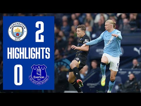 Haaland brace denies Blues | Extended highlights: Man City 2-0 Everton