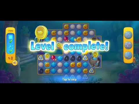 7189 7190 7191 7192 Unlocking New Level #fishdom #playrix #Pretty