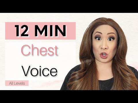 Chest Voice Vocal Warm Up for singing lower notes