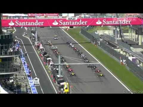 GP2 2013 Nürburgring Startchaos