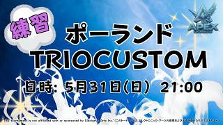 ポーランド練習カスタム　本配信＆実況席