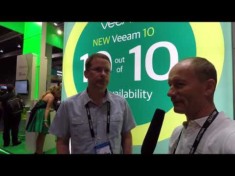 VMworld Barcelona 2017 - Veeam v10 NAS feature and more