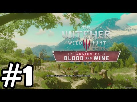 The Witcher 3: Blood and Wine Gameplay Walkthrough Part 1 [ HD ]