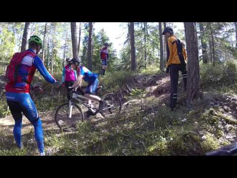 Träning med Spårvägen cykel, MTB skolan 2