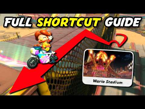 How to MASTER Wario Stadium | FULL Shortcut Guide with Controller Display | Mario Kart World