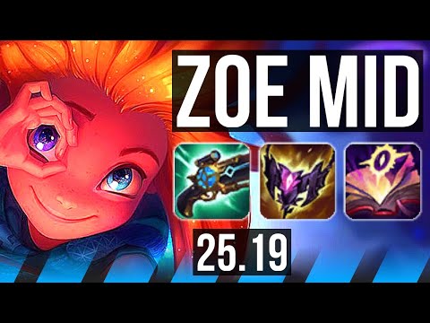 ZOE vs KATARINA (MID) | 14/1/10, Legendary | EUW Master | 25.19