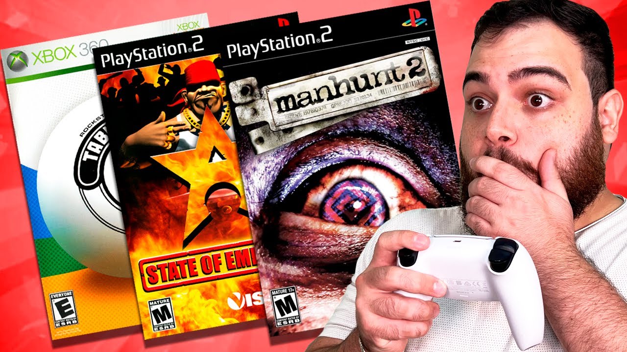 Joguei JOGOS OBSCUROS da ROCKSTAR GAMES!