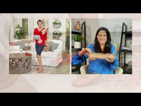 Clarks Collection Leather Ballet Flats - Lyrical Rhyme on QVC