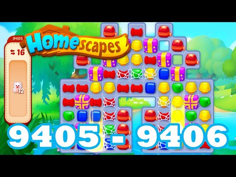 Homescapes Level 9405 - 9406 HD 3 - match puzzle game | Gameplay Walkthrough | android | GameGo Game
