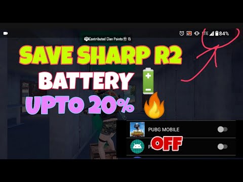 Save Sharp Aquos R2 Battery 🔋 Upto 20% While Pubg || Zero Lag