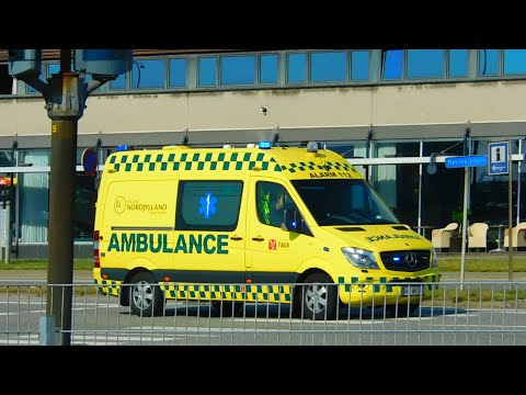AMBULANCE 3001 region nordjylland i udrykning/Rettungsdienst 3001 auf einsatzfarth