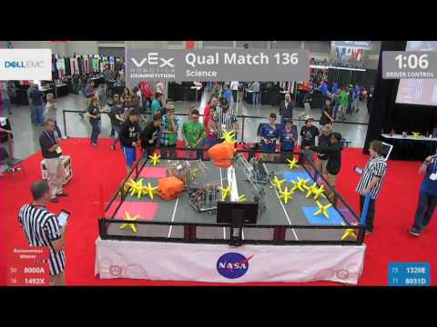 2017 VRC Sci Q136 - 8000A 1492X vs 1320E 8031D - 32 to 16